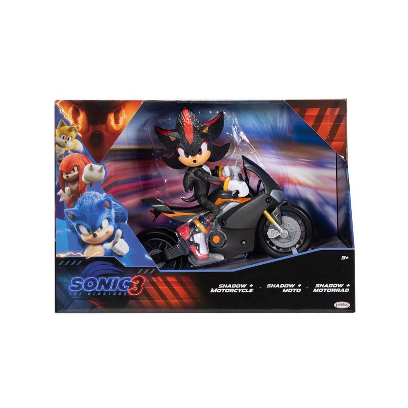 Sonic the Hedgehog 3: Shadow med Motorsykkel (13 cm)