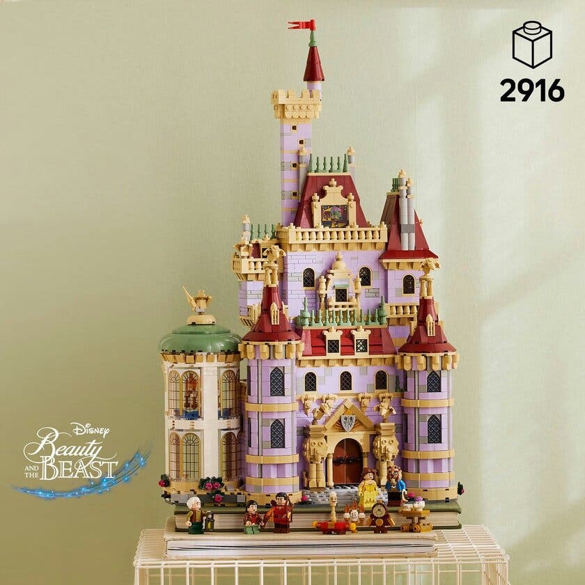 LEGO Disney Princess 43263, Skjønnheten og udyret – slottet