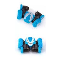 FUSION, Mini 4-kanals 2.4G RC Stuntbil 4 hjul, Blå/Hvit