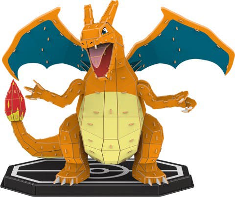 4D Build Pokémon Charizard 3D-modellsats 223 deler
