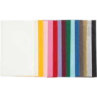 Silkepapir, blandede farger, 50x70 cm, 14 g, 15x2 ark/ 1 pk