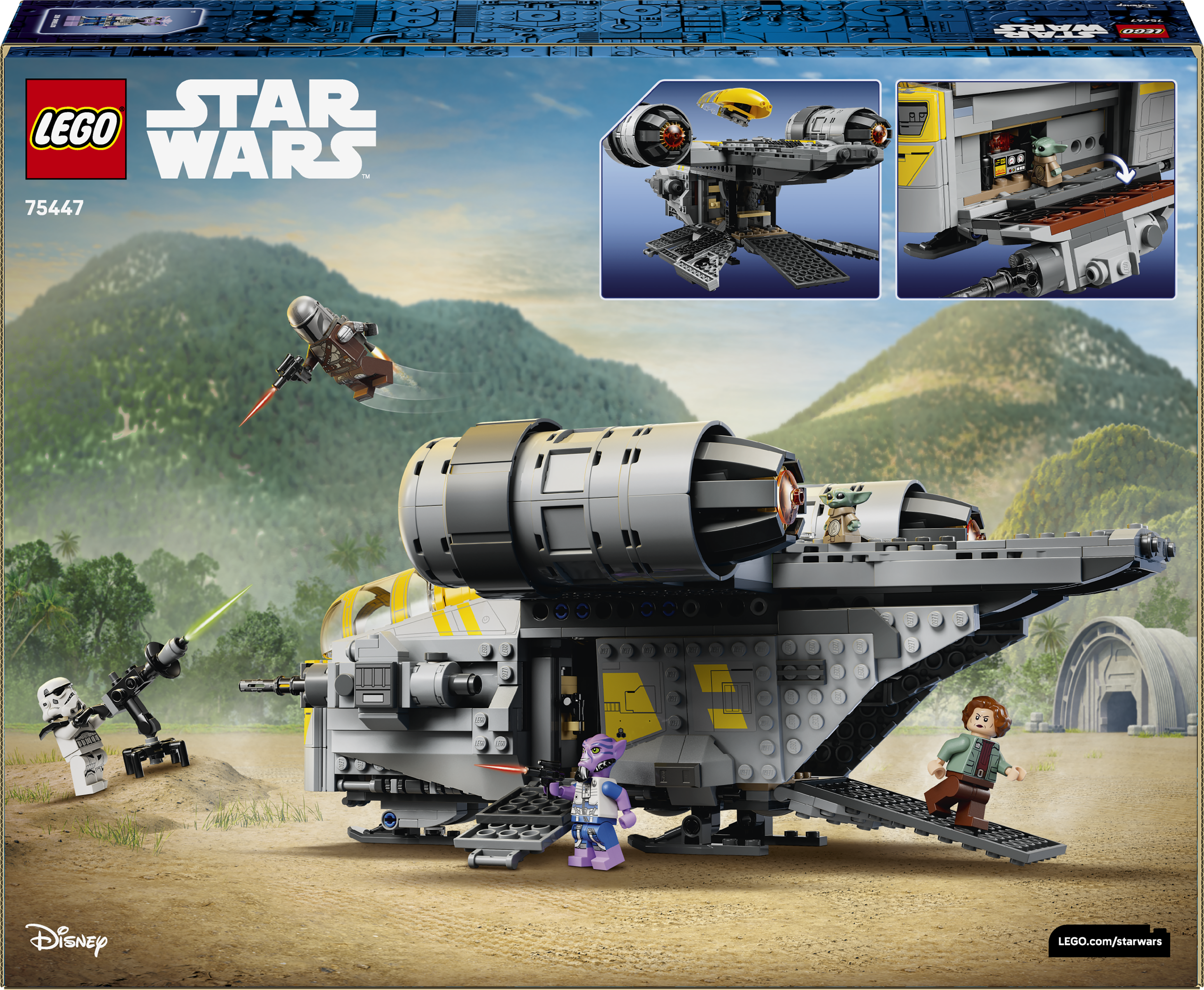 LEGO® Star Wars™ The Razor Crest™, romskipleke 75447