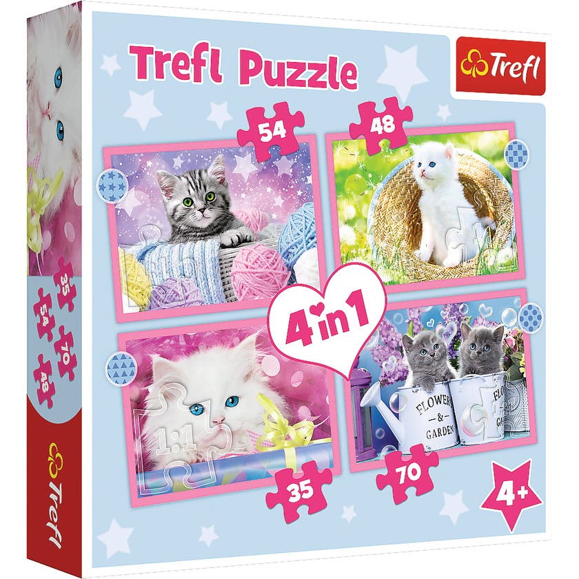 Trefl dyrepuslespill 70 brikker
