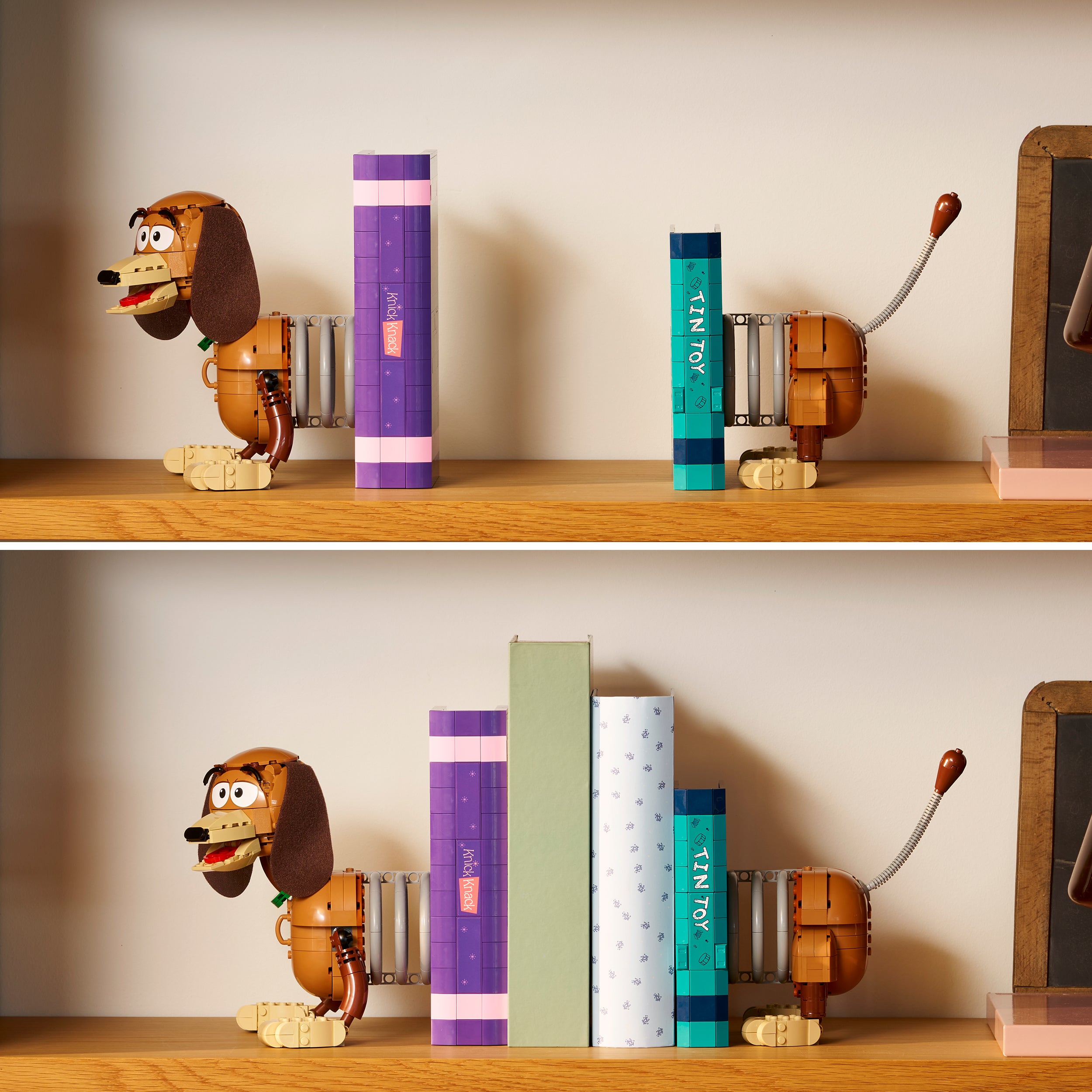 LEGO® ǀ Disney og Pixar Bokstøtter av Slinky Dog fra Toy Story 43301