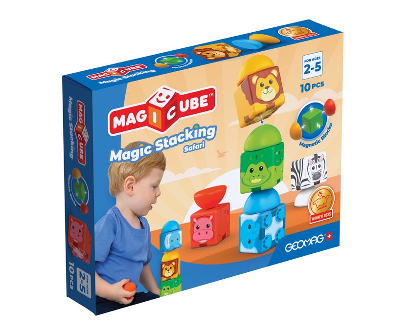 Geomag Magicube Blocks Stacking Safari 10 stk