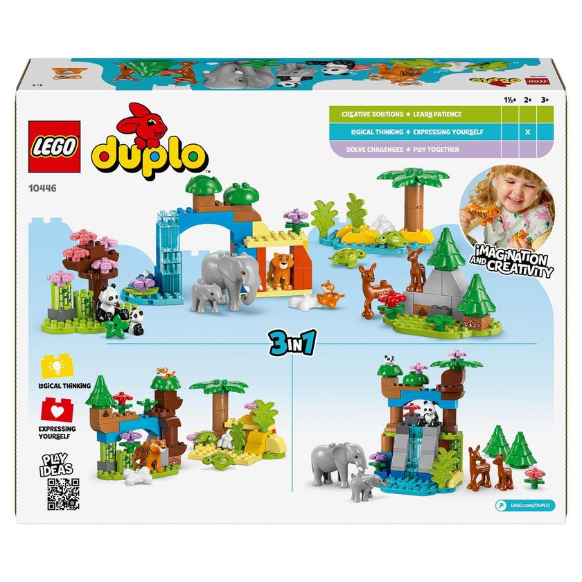 LEGO DUPLO Town 10446, 3-i-1 Ville dyrefamilier