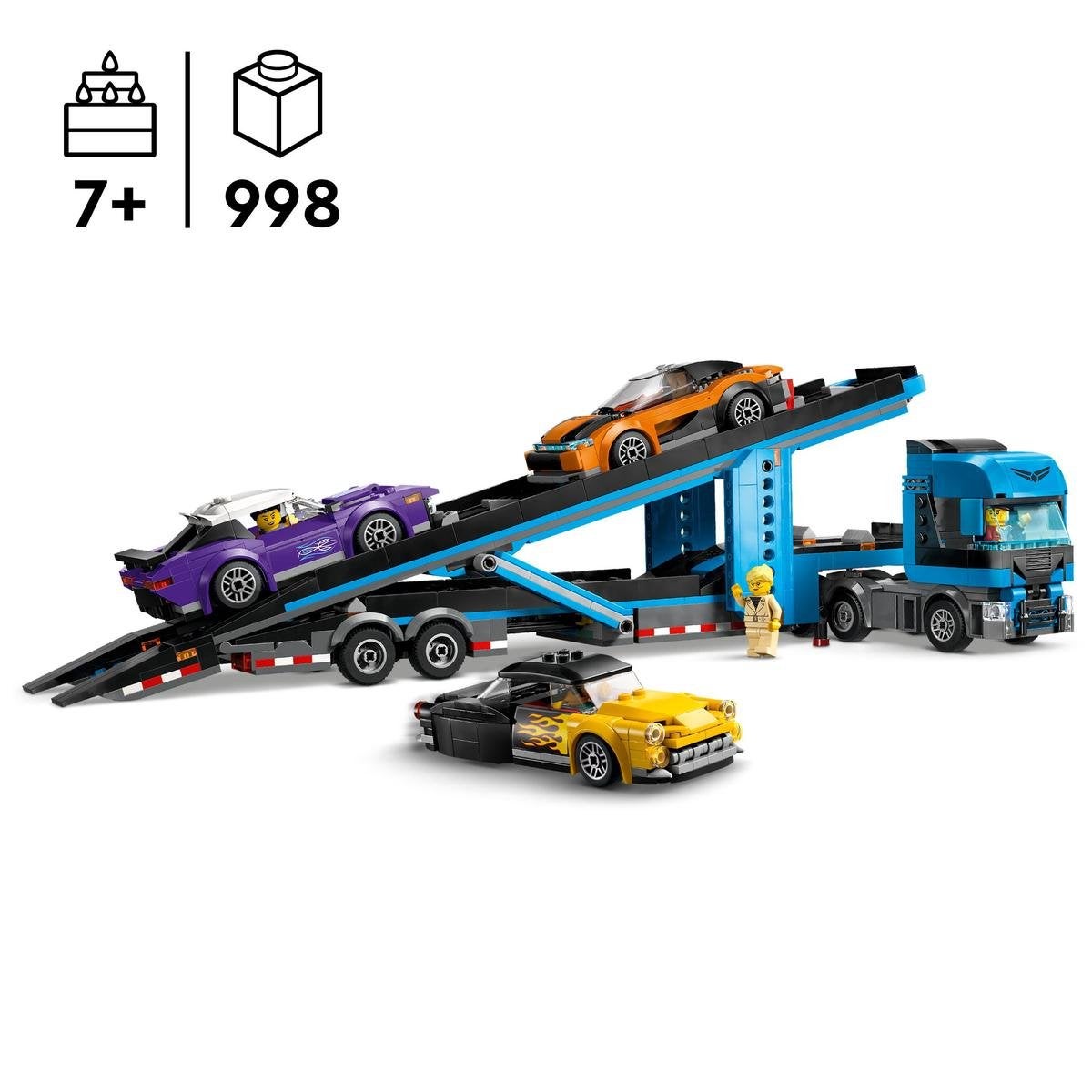 LEGO City 60408, Biltransport med sportsbiler