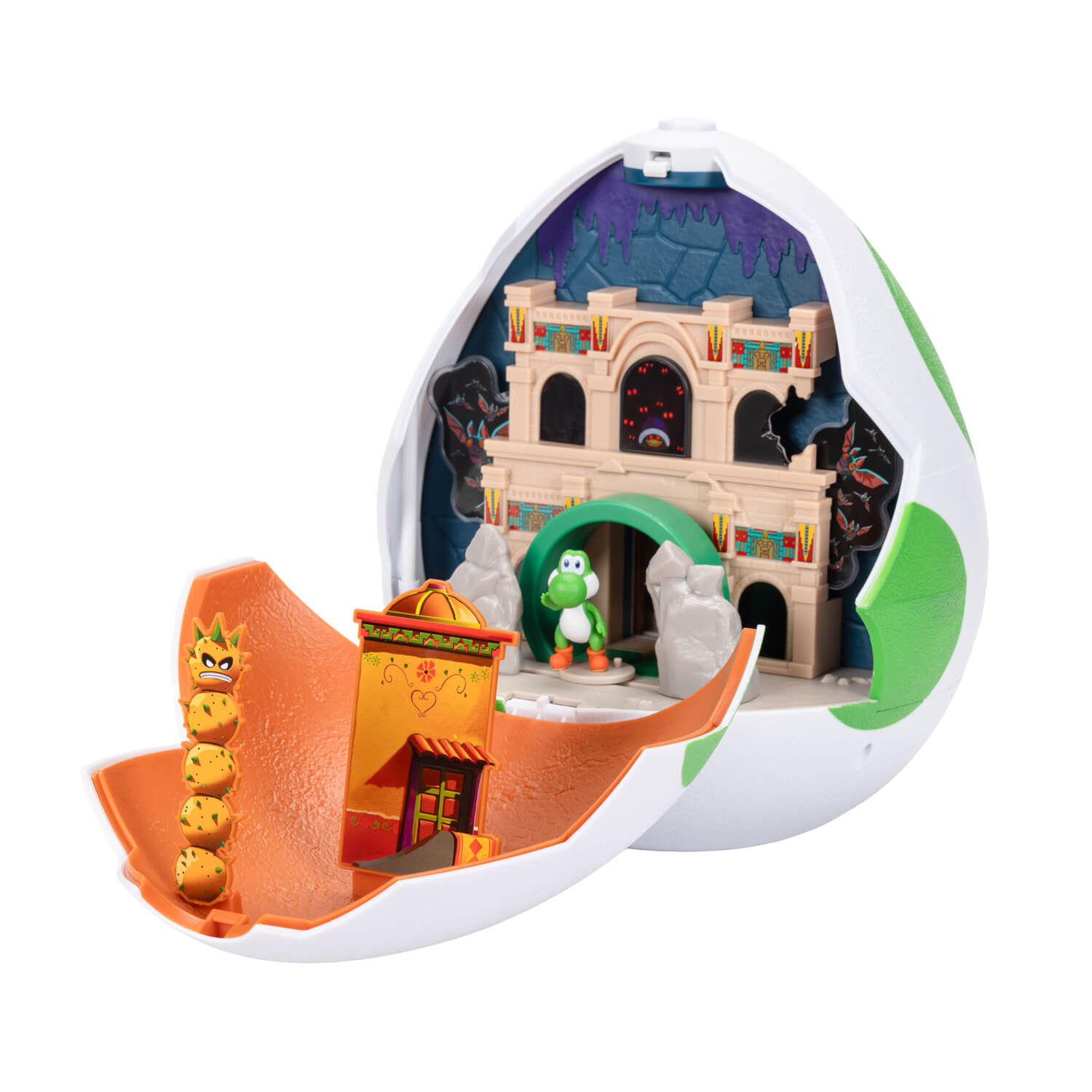 Mario Galaxy Movie Yoshi Egg Playset – 2-sidig lekesett