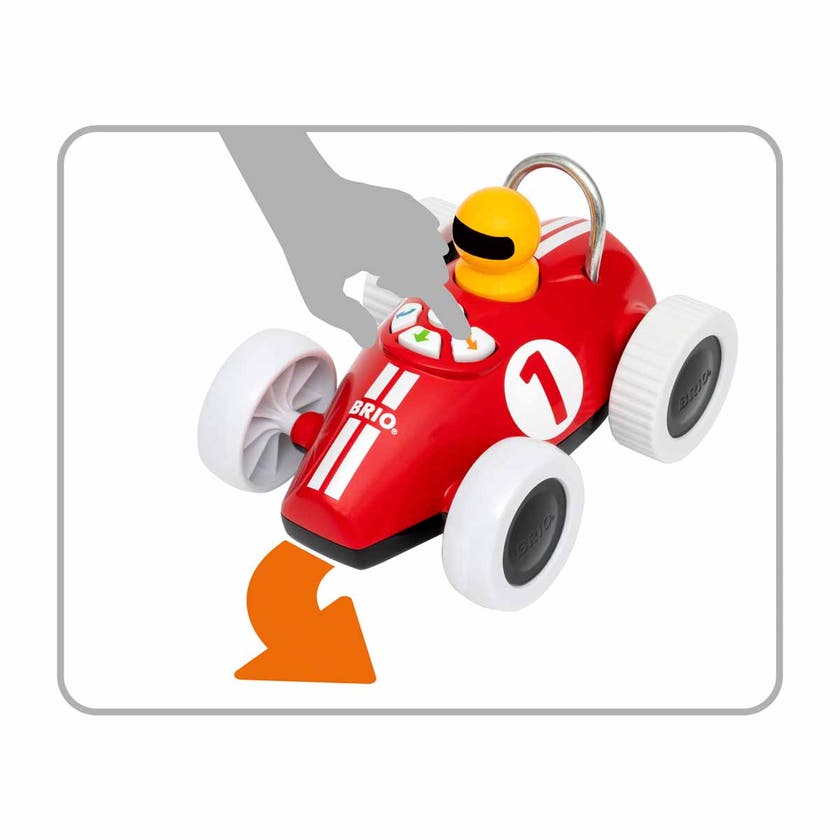 BRIO 30234, Lek & lær actionracer Rød