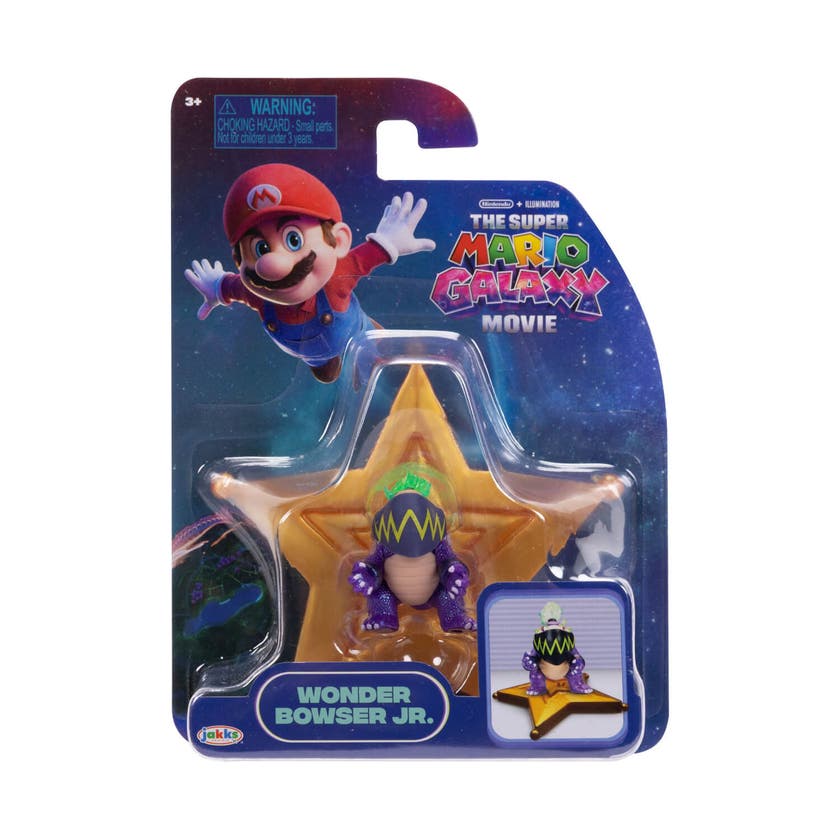 Super Mario Galaxy Movie minifigur 1,5" med stjernetilbehør