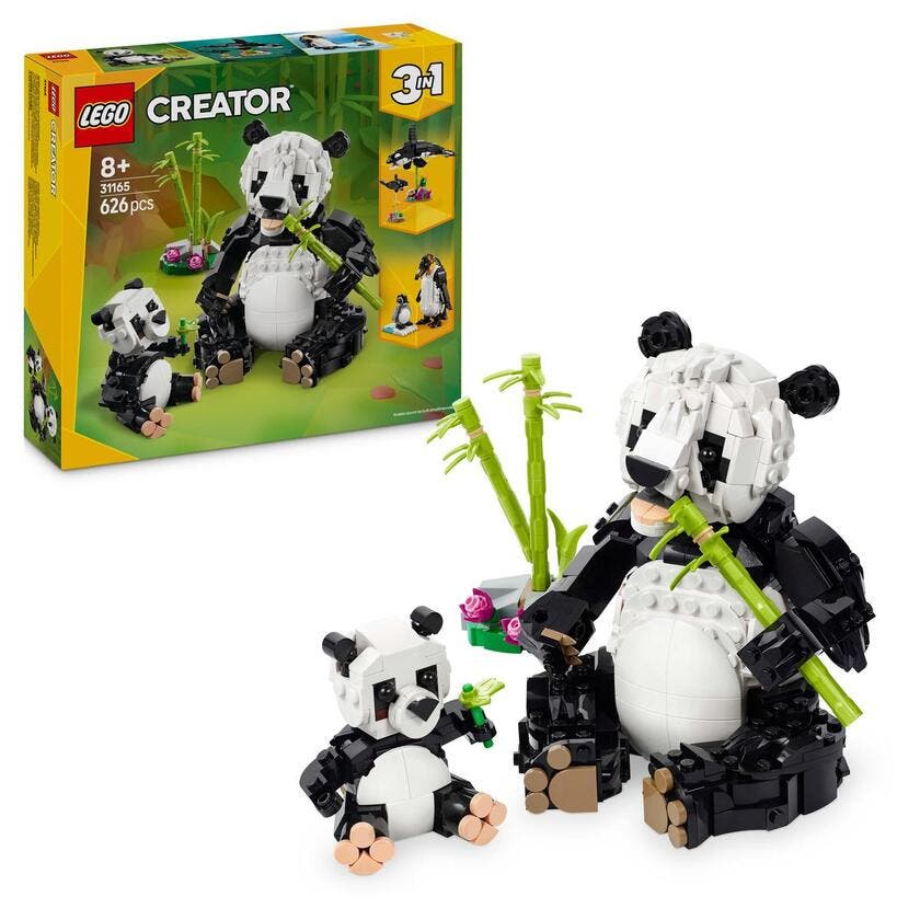 LEGO Creator 31165, Ville dyr: pandafamilie