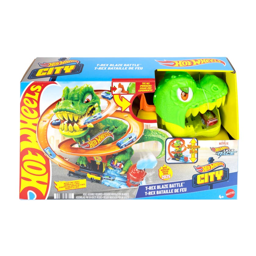 Hot Wheels City T-Rex Fire Station