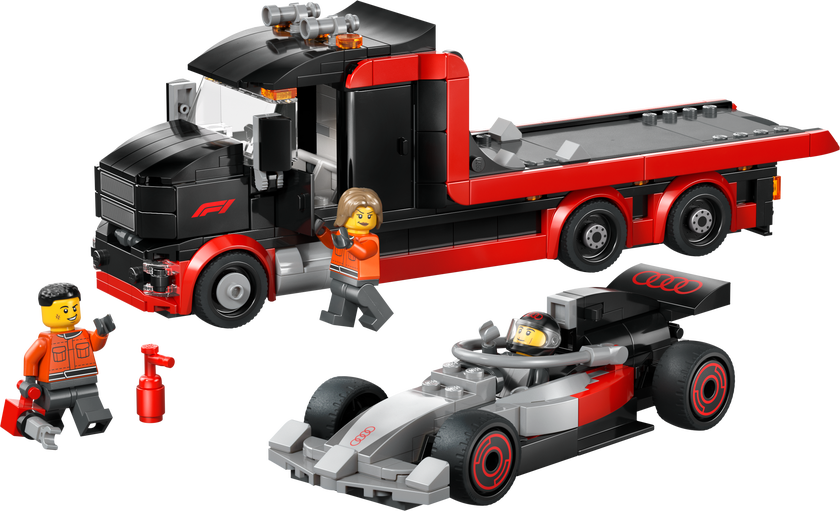 LEGO® City F1®-trailer med Audi F1®-racerbil leke 60493