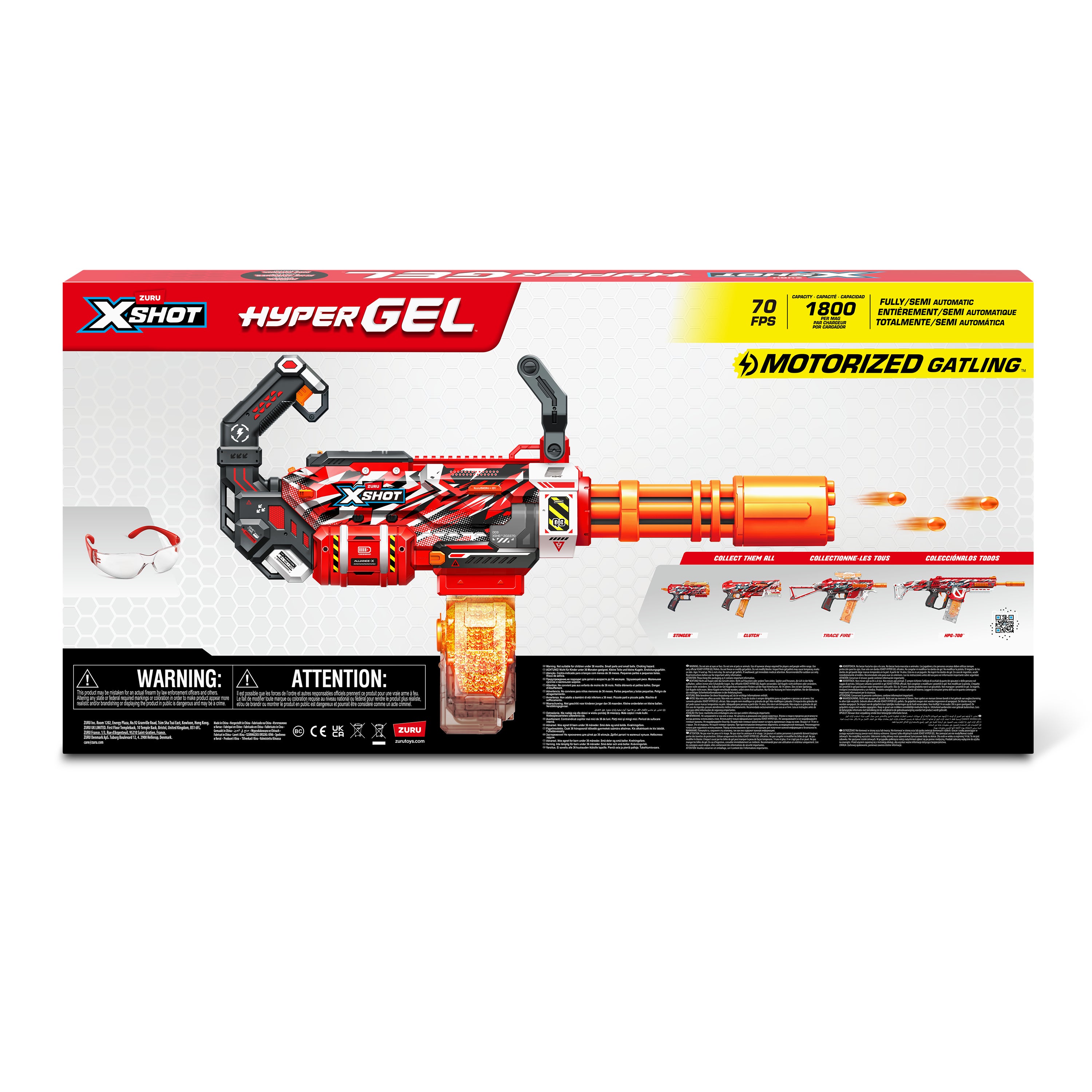 XSHOT Hyper Gel Gatling-blaster