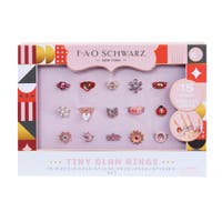 FAO Schwarz Glam Rings Set - 15 fargrike ringer