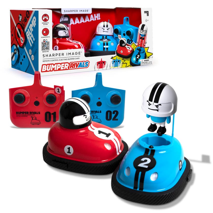 Sharper Image RC Speed Bumper Road Rage – radiostyrte kollisjonsbiler for to