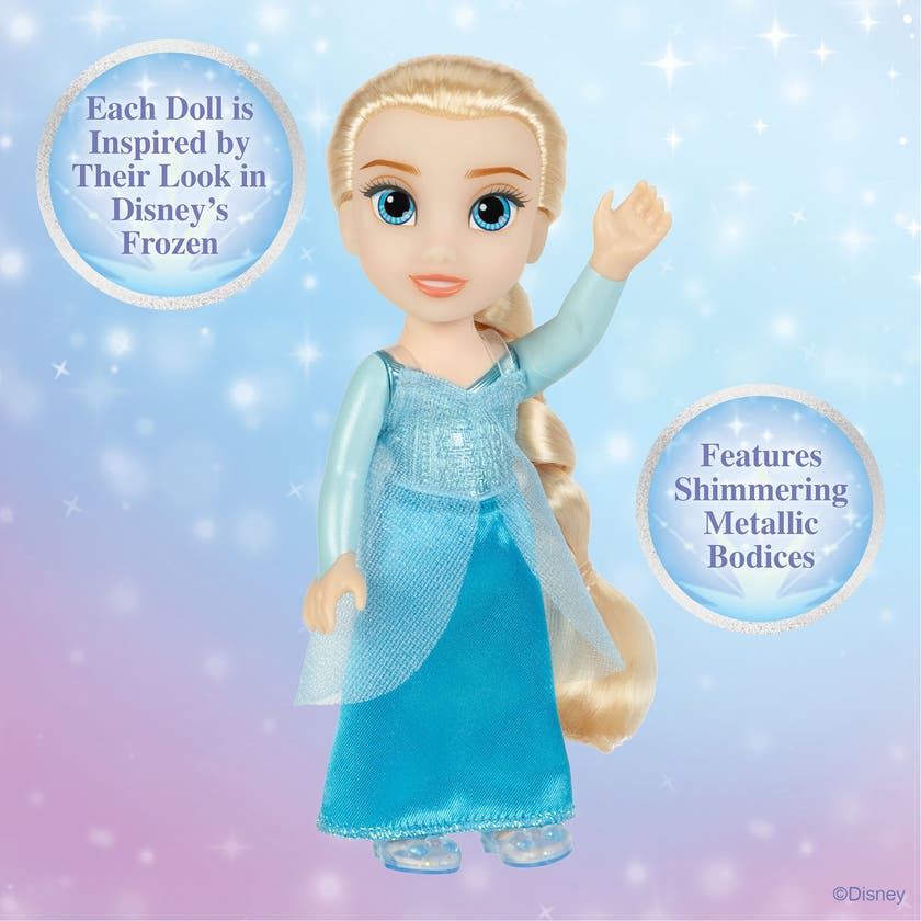Disney Frozen Elsa-dukke med venn 15 cm