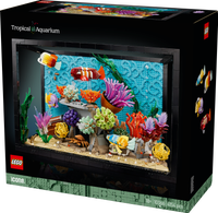 LEGO® Icons Tropisk akvarium. Hobbysett. Byggbart akvarium for voksne 10366