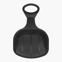 Snø, Svart akebrett