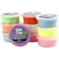 Silk Clay®, blandede farger, Basic 2, 10x40 g