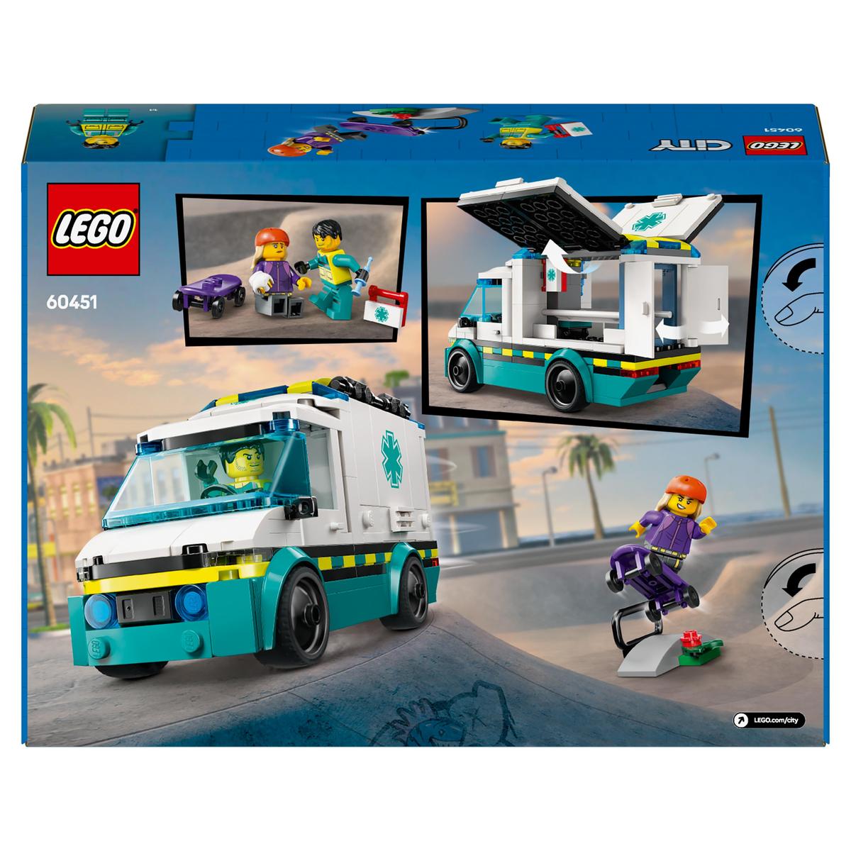 LEGO City Great Vehicles 60451, Akutt ambulanse