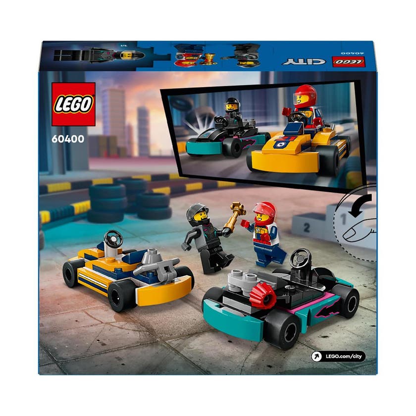 LEGO City 60400, Gokarter og racerkjørere