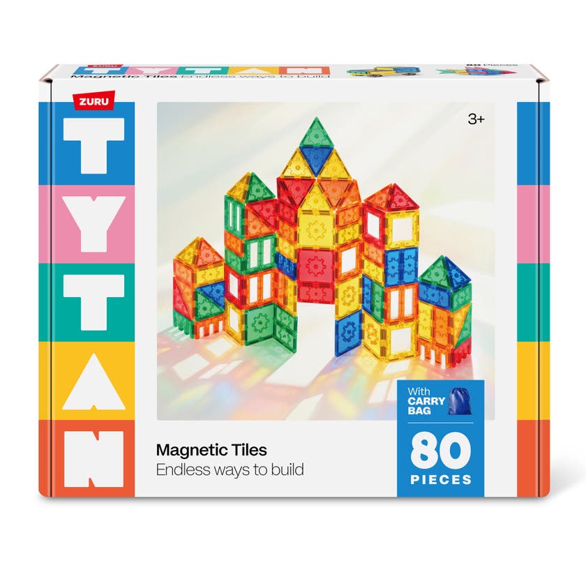 TYTAN Magnetiske brikker 80 deler