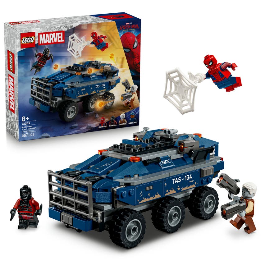 LEGO® ǀ Marvel Spider-Man og fangetransporten 76349