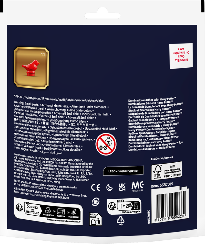 LEGO Humlesnurrs kontor med Harry Potter™ 30724