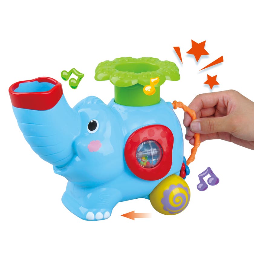 KID, Rullende aktivitetselefant med lydfunksjon