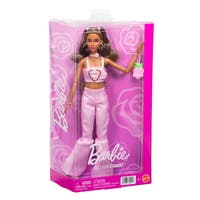 Barbie Deluxe Style Dukke med Rosemønstret Jeanslook