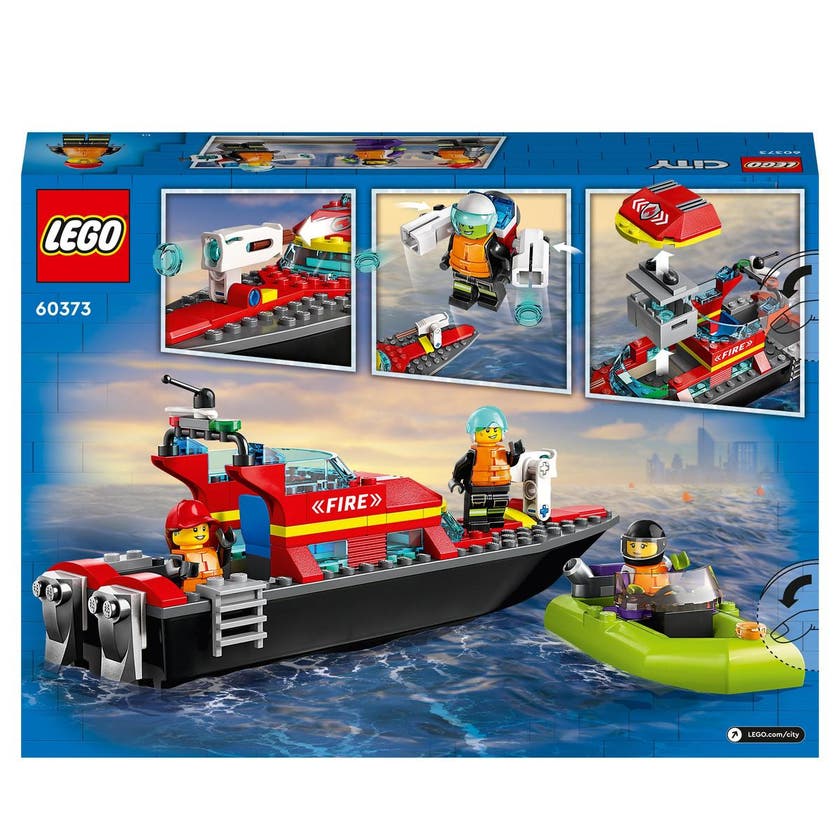 LEGO City 60373, Brannredningsbåt