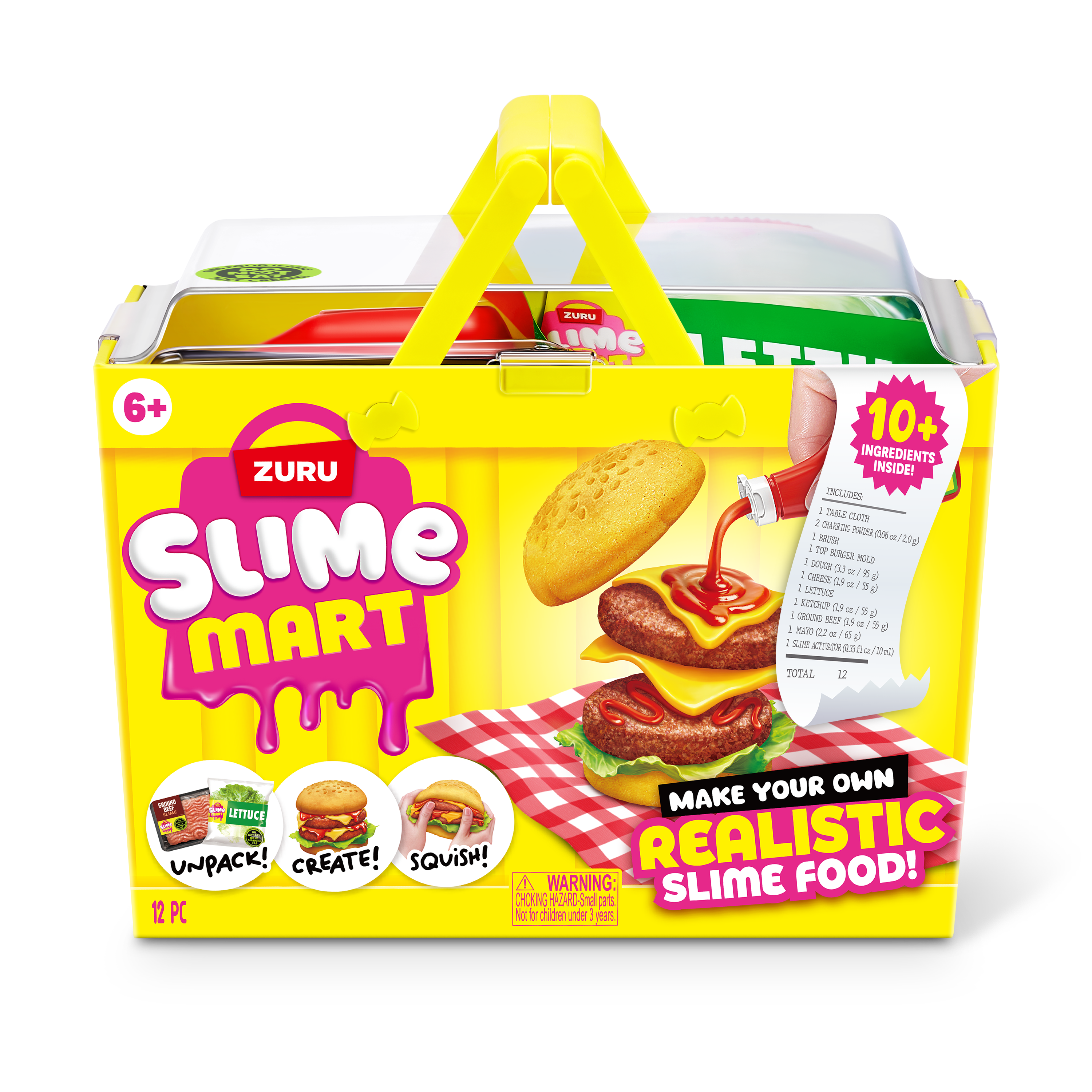 Slime Mart Small Shopping Basket Fast Food