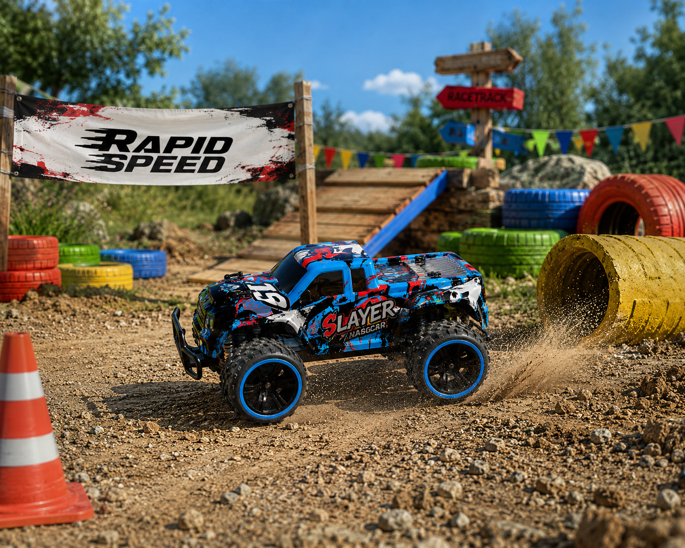 Fusion, Radiostyrt Monstertruck, 35 cm