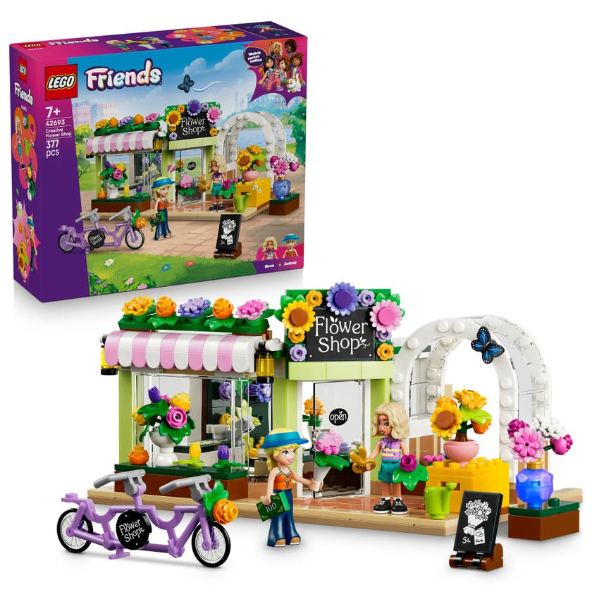 LEGO® Friends Kreativ blomsterbutikk, byggeleke 42693