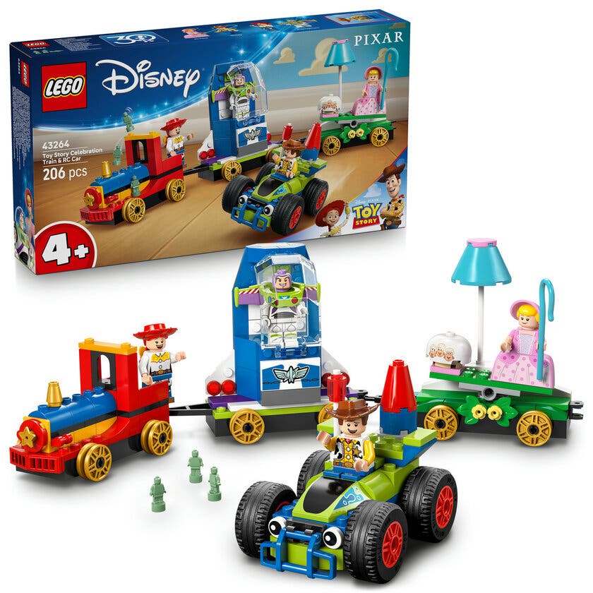 LEGO Disney 43264, Toy Story fiskestang og bilen RC