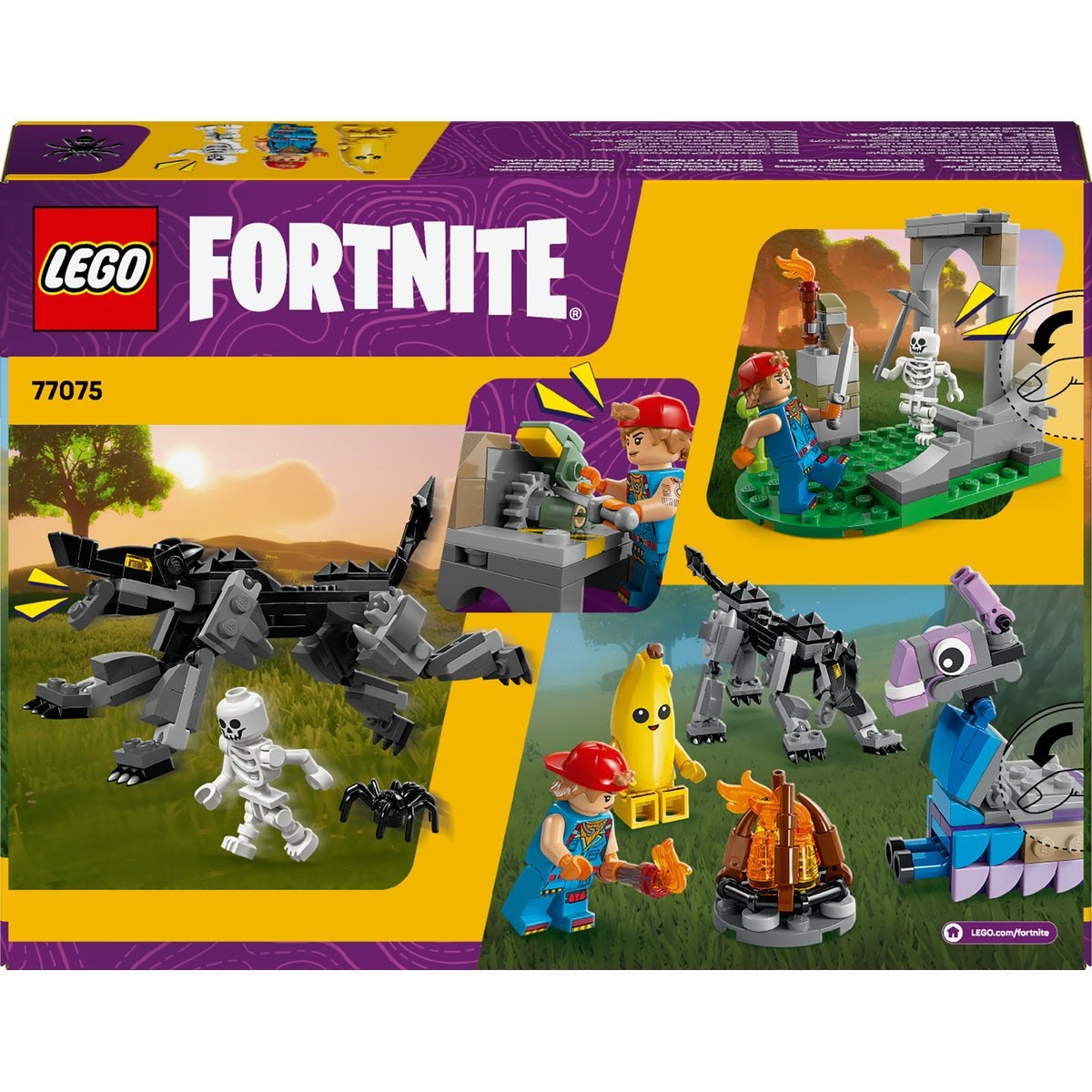 LEGO Fortnite 77075, Peely og Sparkplugs leir