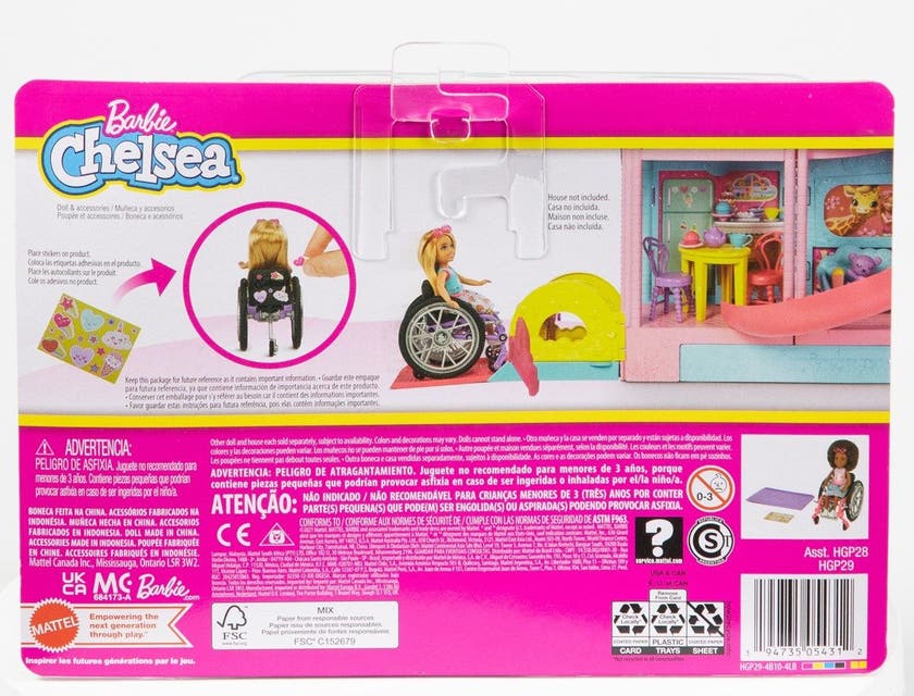 Barbie Chelsea med rullestol