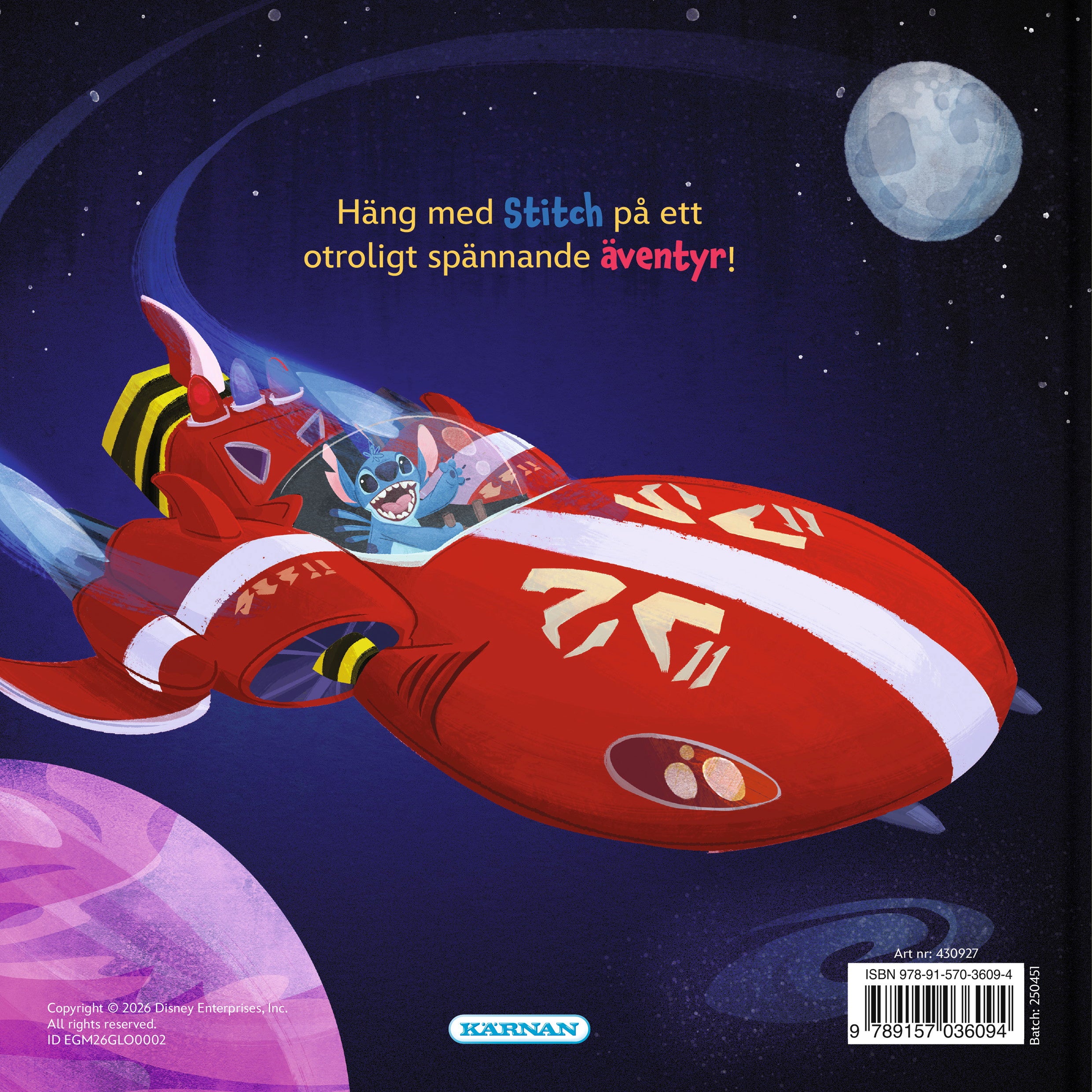Stitch Krasjer Disney Barnbok