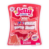 JELLY BANDS Armbånd – bringebær, tyggegummi og kirsebær
