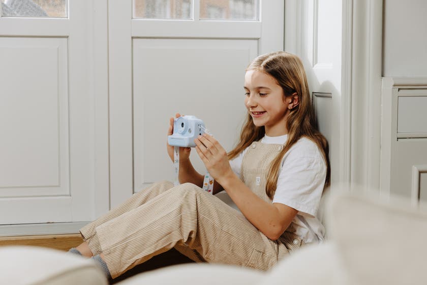 MiniLens Instant Print Camera Blue