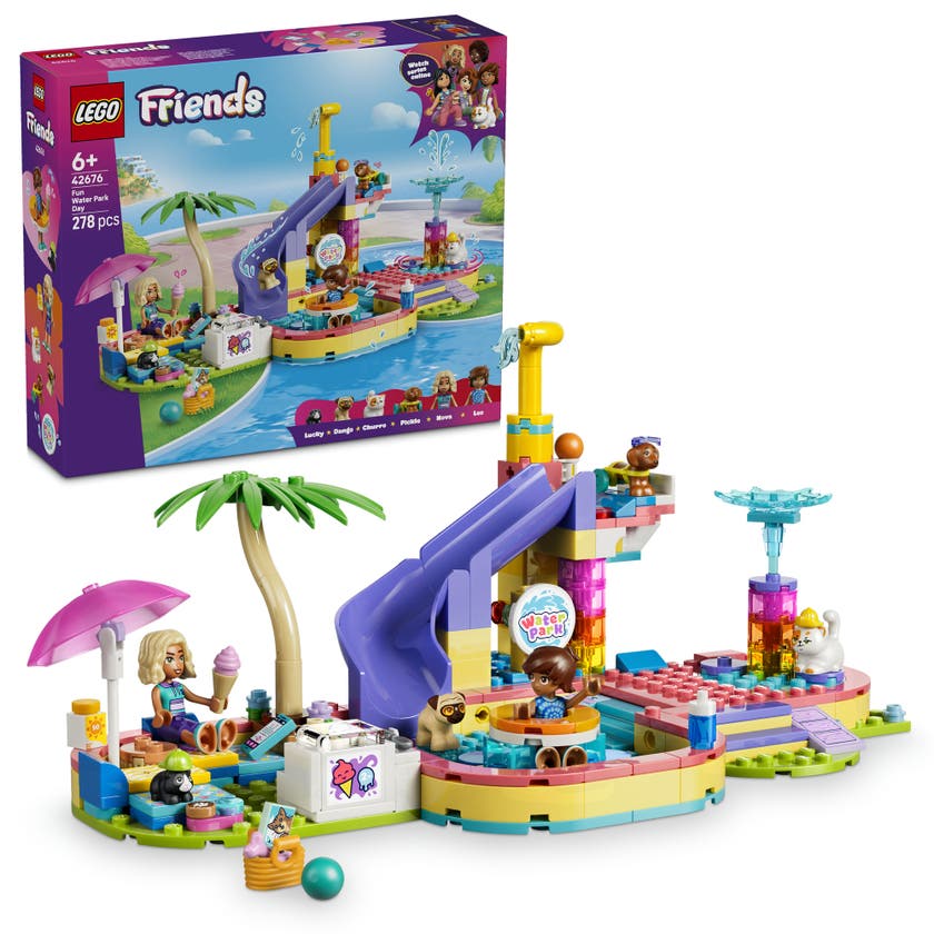 LEGO® Friends Gøyal dag i Badeland, byggelekesett 42676