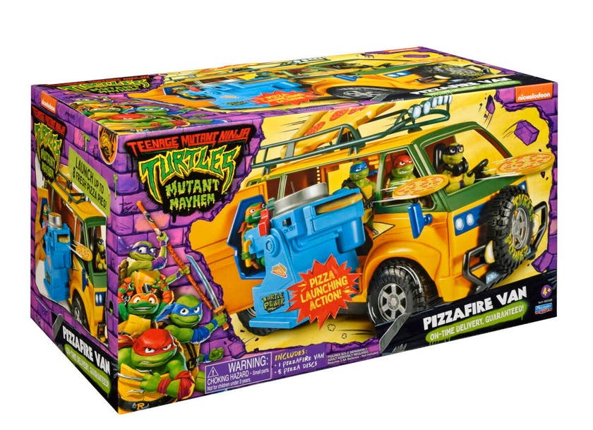 Turtles Mutant Mayhem Pizzaleveringsbil