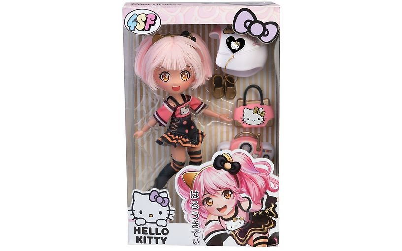 Hello Kitty Golden Diva Roller Dukke