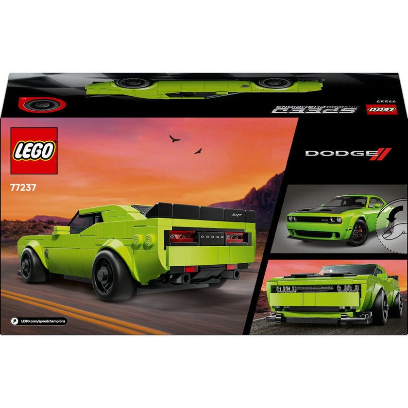 LEGO Speed Champions 77237, Dodge Challenger SRT Hellcat sportsbil