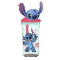 Stitch 3D Figurin Tumblerflaske, 360 ml
