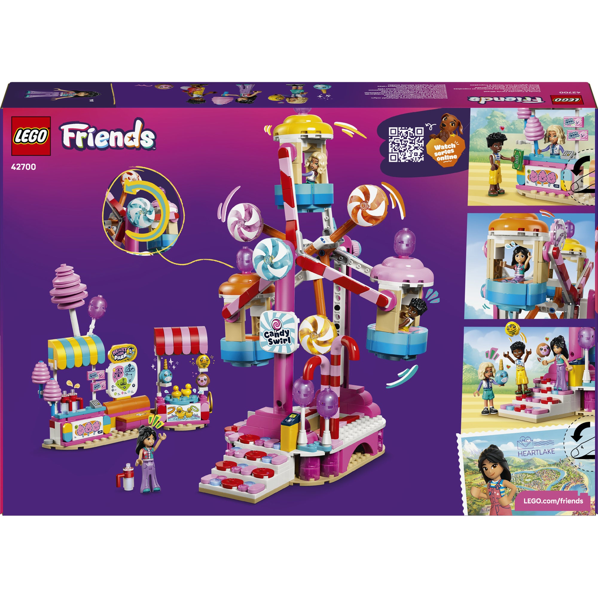  LEGO® Friends Pariserhjul med godteri og cupcaker 42700