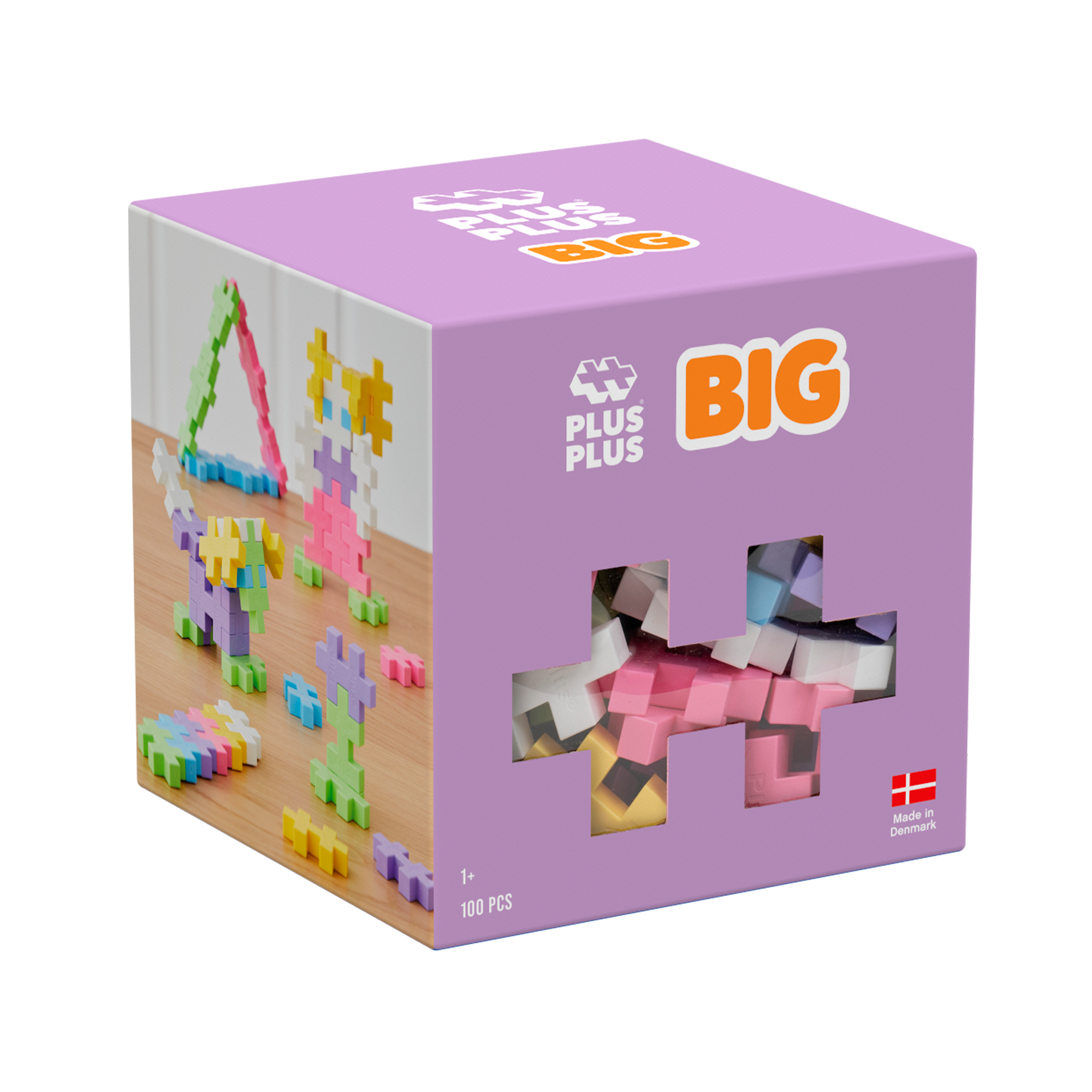 Plus-Plus BIG Pastellmiks / 100 stk