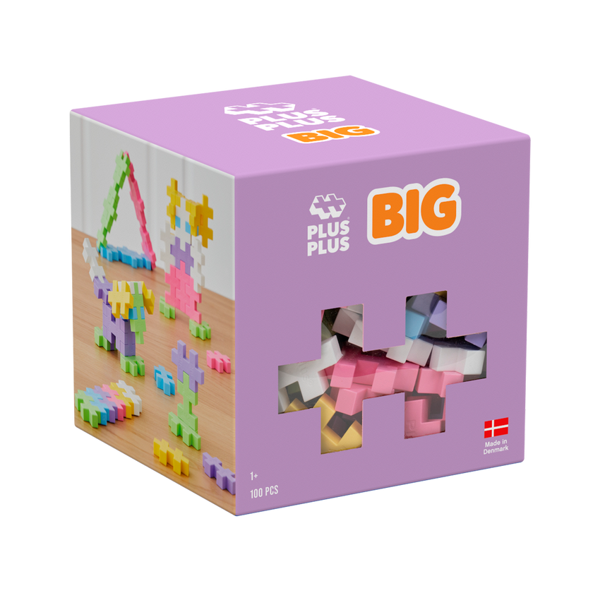Plus-Plus BIG Pastellmiks / 100 stk