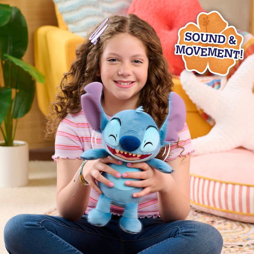 Disney Stitch, Crack Me Up Funksjonsbamse 28 cm